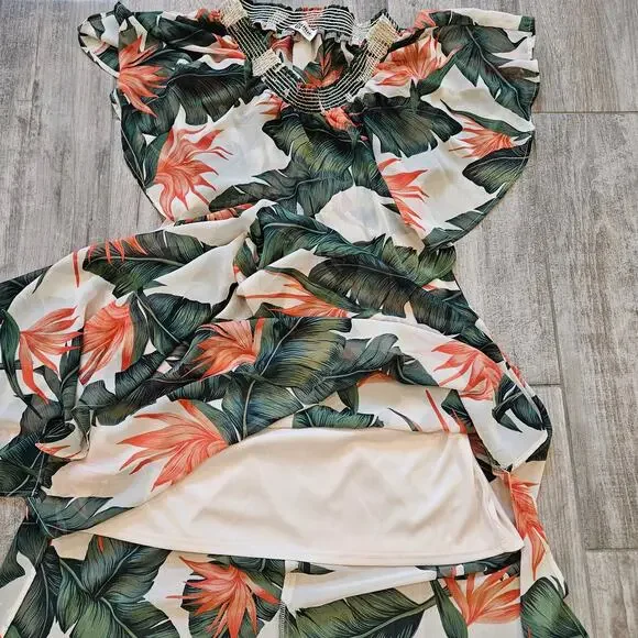 Show Me Your Mumu Hacienda Maxi Dress Womens M Paradise Found Tropical Resort - Picture 9 of 13